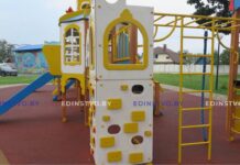 Чем «украсили» новую детскую площадку возле Дворца культуры в Борисове