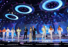 Президент Беларуси Александр Лукашенко посетил финал ХIV Национального конкурса красоты «Мисс Беларусь — 2025»