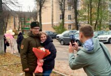 В 310-й группе артиллерии состоялось торжественное увольнение военнослужащих, завершивших срок службы