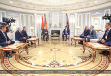 Президент Беларуси Александр Лукашенко встретился с заместителем главнокомандующего Ливийской национальной армией Саддамом Халифой Хафтаром