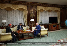 Александр Лукашенко встретился с префектом Дикастерии по делам Восточных церквей в Ватикане кардиналом Клаудио Гуджеротти