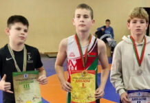 Медали юных борисовских борцов