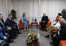 Лидер Белорусской партии «Белая Русь» встретилась с первым секретарем Центрального Комитета Коммунистической партии Кубы, Президентом Республики