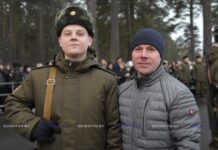 Сын чемпиона мира по тяжелой атлетике Геннадия Олещука принял Военную присягу в Печах