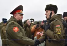 Министр обороны Беларуси Виктор Хренин – на Военной присяге в 72 ОУЦ: «Защита Отечества – обязанность и священный долг гражданина Республики Беларусь»