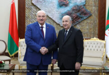 Переговоры Президента Беларуси Александра Лукашенко с Президентом Алжира Абдельмаджидом Теббуном прошли во дворце «Эль-Мурадия»