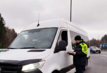 Маршрутный транспорт на контроле ГАИ