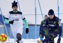 Футбол: «желто-синие» сыграли очередной спарринг