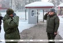 Проверка ВС по поручению Президента продолжается в одной из частей борисовского 72-го учебного центра