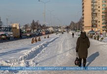 Январь в Беларуси выдался аномально холодным, с рекордными суточными нормами осадков в ряде мест