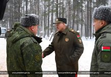 Главнокомандующий сегодня посещает 227-й общевойсковой полигон в Борисовском районе