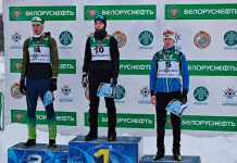 Биатлон: Александр Стороженко занял второе место на республиканском старте