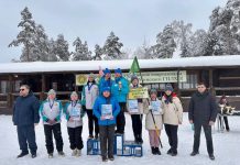 Команда Борисовского лесхоза взяла бронзу областной отраслевой зимней спартакиады