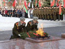 Церемонии возложения цветов к памятникам Борисовщины состоялись в честь Дня защитников Отечества