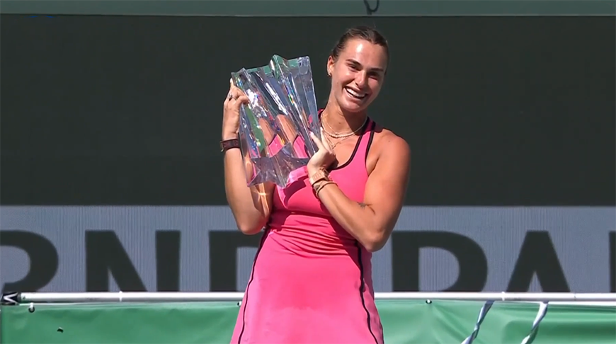 Президент поздравил Арину Соболенко с победой на турнире в Индиан-Уэллсе