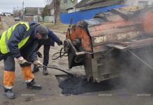 В Борисове продолжается ямочный ремонт дорожного полотна