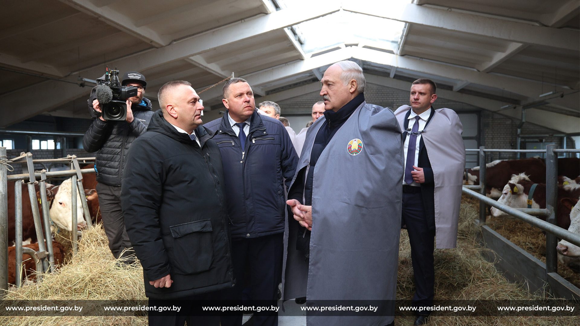 Рабочая поездка Президента в Дрибинский район Могилевской области