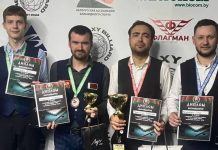 Бильярд: Андрей Глушанин занял третье место в городе над Неманом