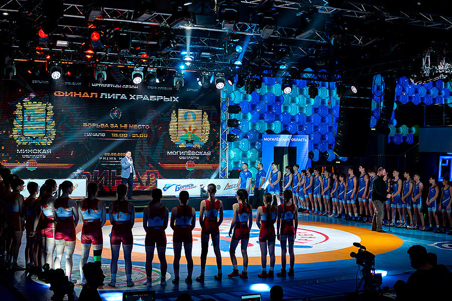 Борисовская школа борьбы на пьедестале: триумф Минской области в финале Лиги храбрых