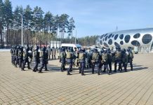 В Борисове правоохранители проверили готовность к футбольному сезону