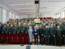 Встреча курсантов Военной академии с депутатом Русланом Косыгиным: актуальные вопросы национальной безопасности