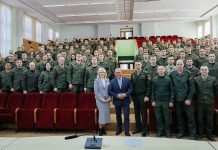 Встреча курсантов Военной академии с депутатом Русланом Косыгиным: актуальные вопросы национальной безопасности