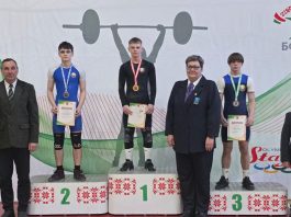 Тяжелая атлетика: золото и бронза в городе над Сожем
