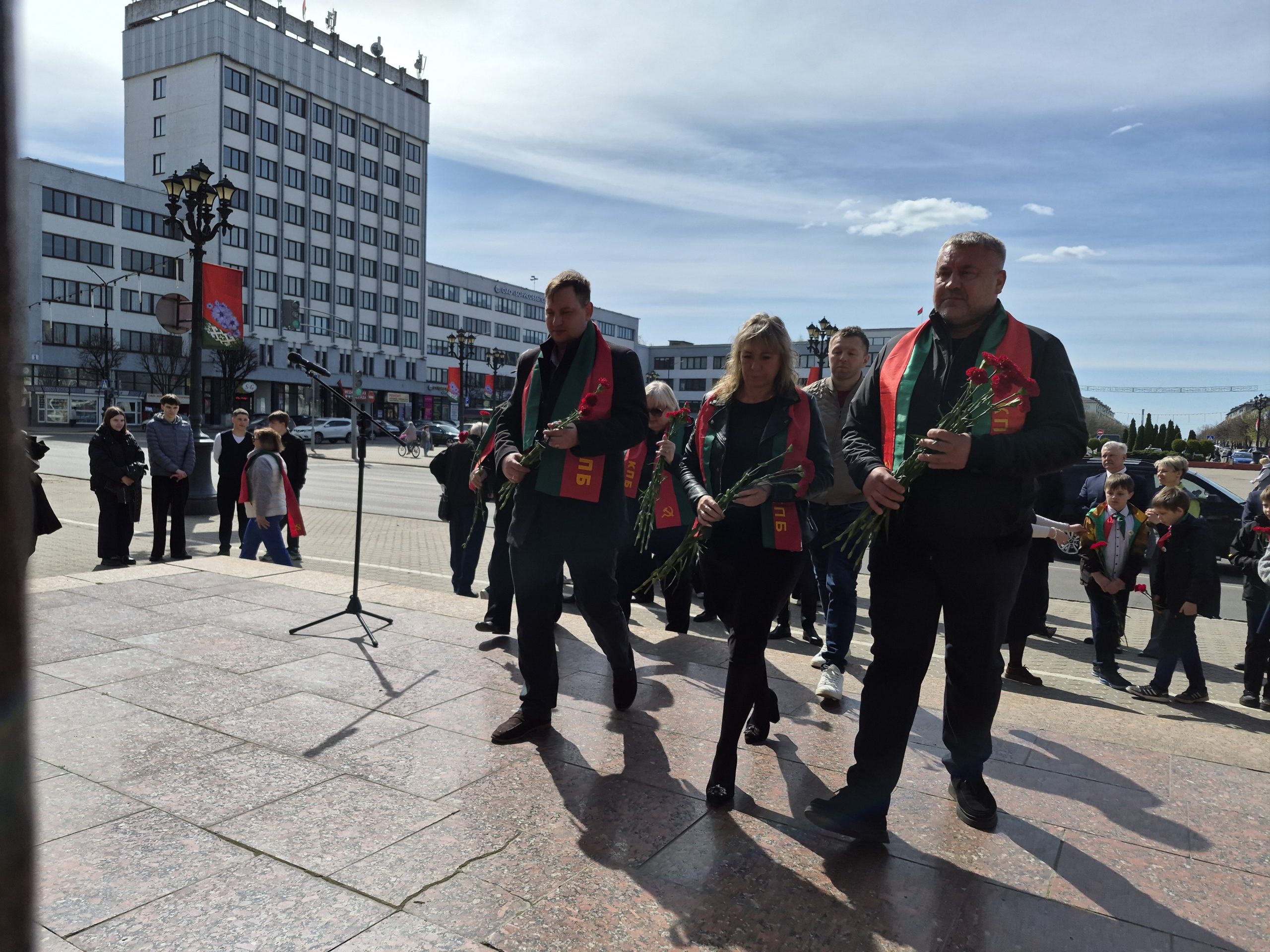 156 лет со дня рождения Владимира Ленина. В Борисов прошли митинги