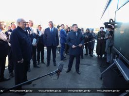 Президент Беларуси Александр Лукашенко совершает рабочую поездку в Краснопольский район Могилевской области