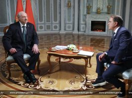 Президент Беларуси Александр Лукашенко дал интервью телеканалу RT