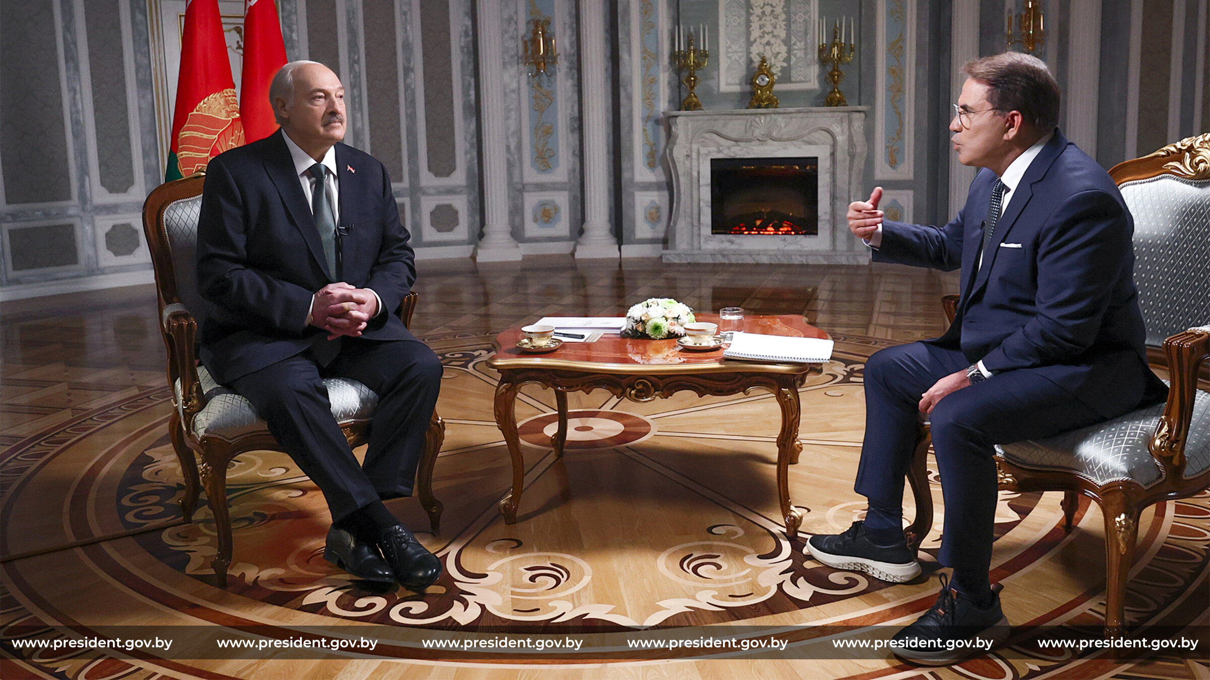Президент Беларуси Александр Лукашенко дал интервью телеканалу RT