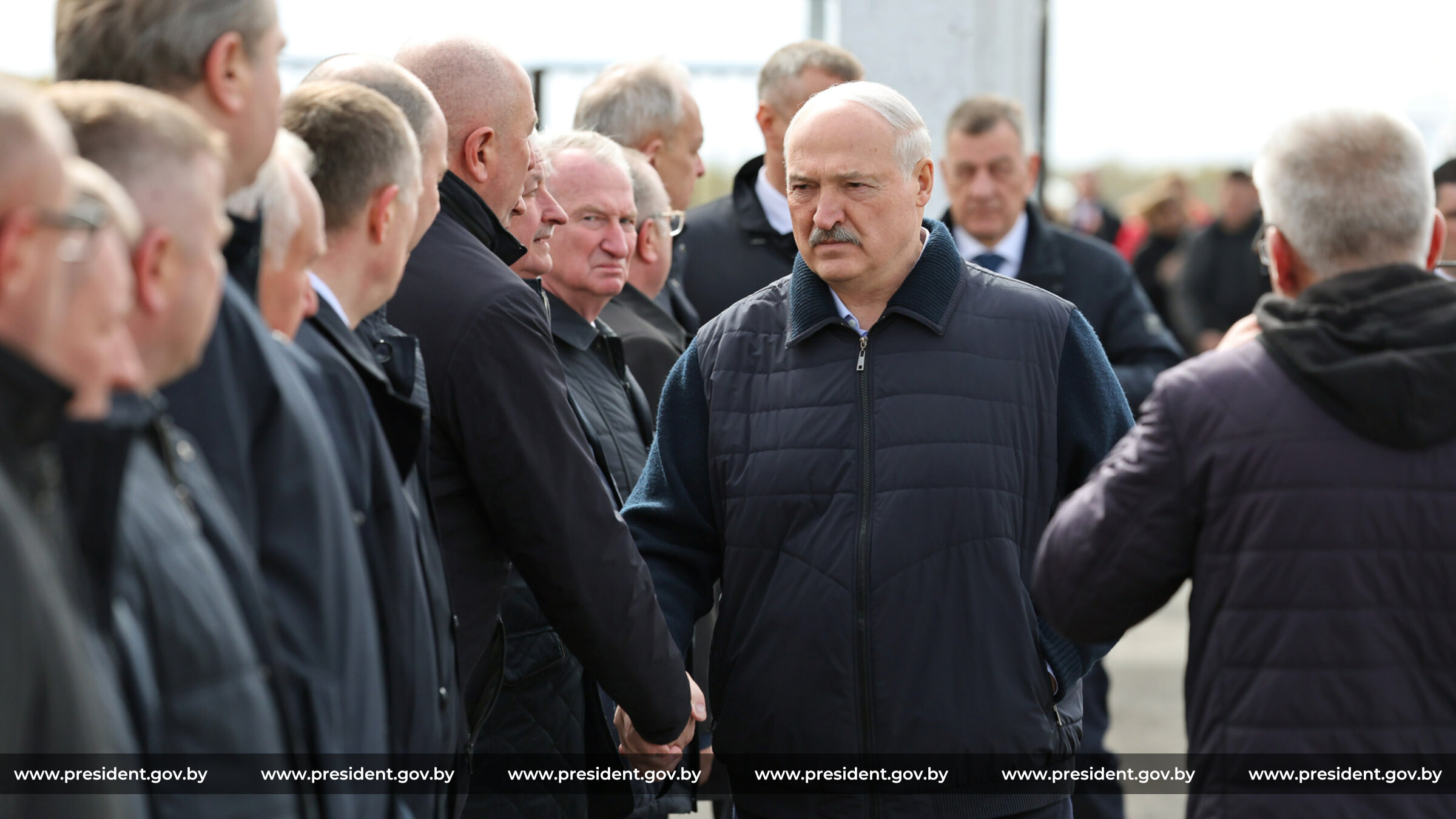 Президент совершил рабочую поездку в Мозырский район Гомельской области