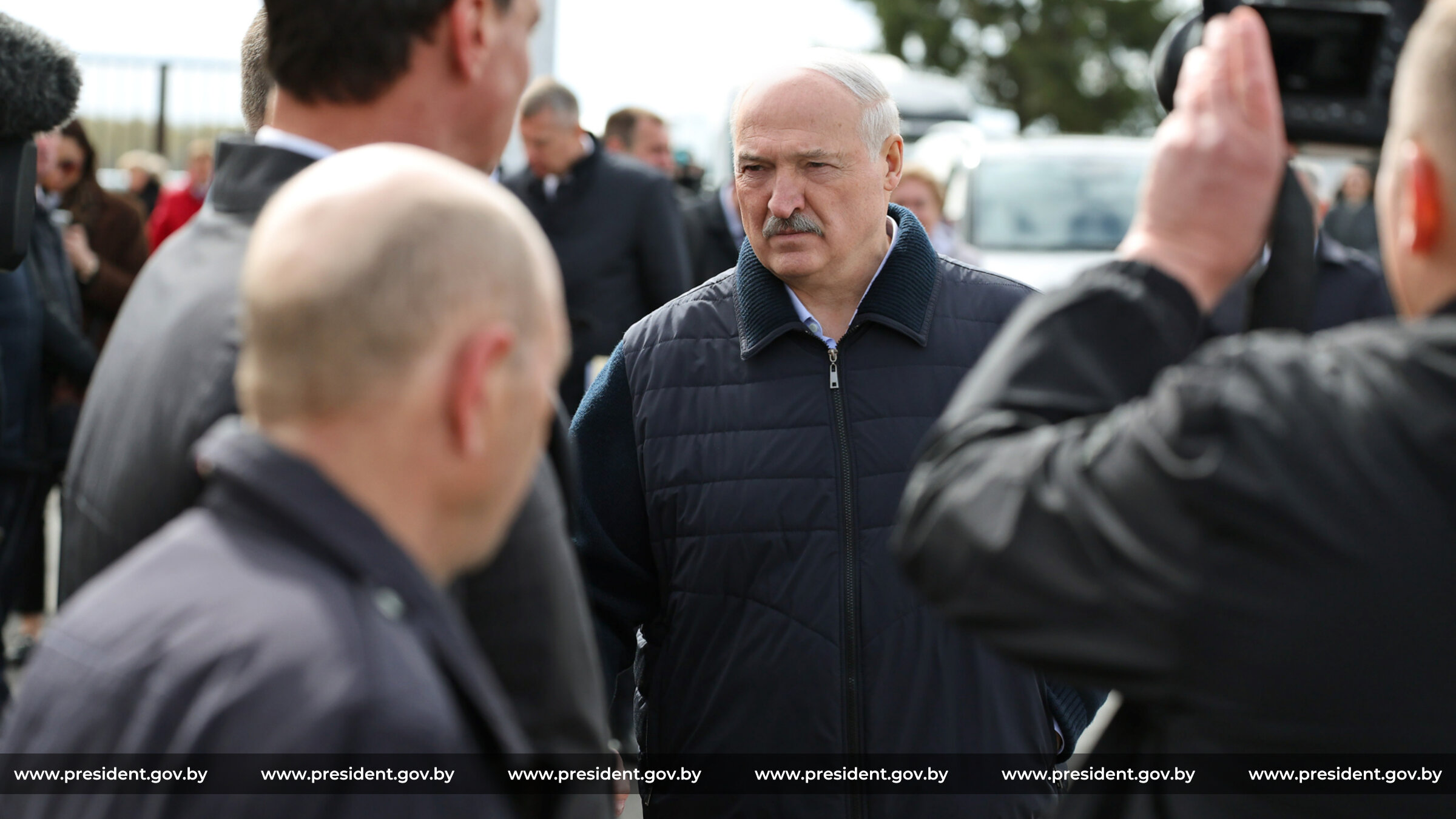 Президент совершил рабочую поездку в Мозырский район Гомельской области