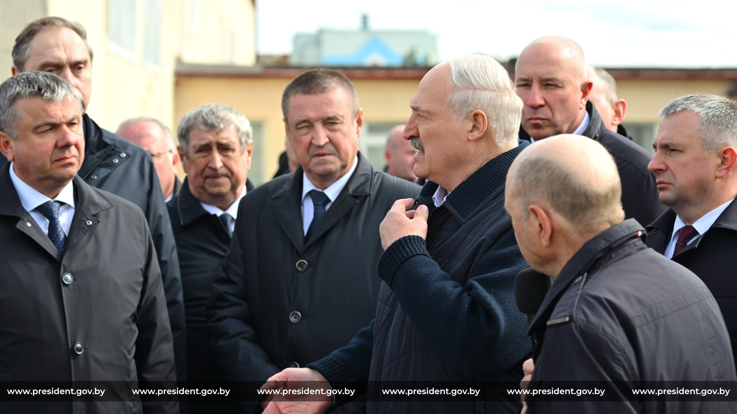Президент совершил рабочую поездку в Мозырский район Гомельской области