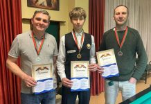 Бильярд: Данила Осипов опередил более возрастных оппонентов