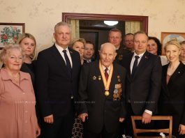 Ветеран Великой Отечественной войны Константин Евграфов отметил столетний юбилей