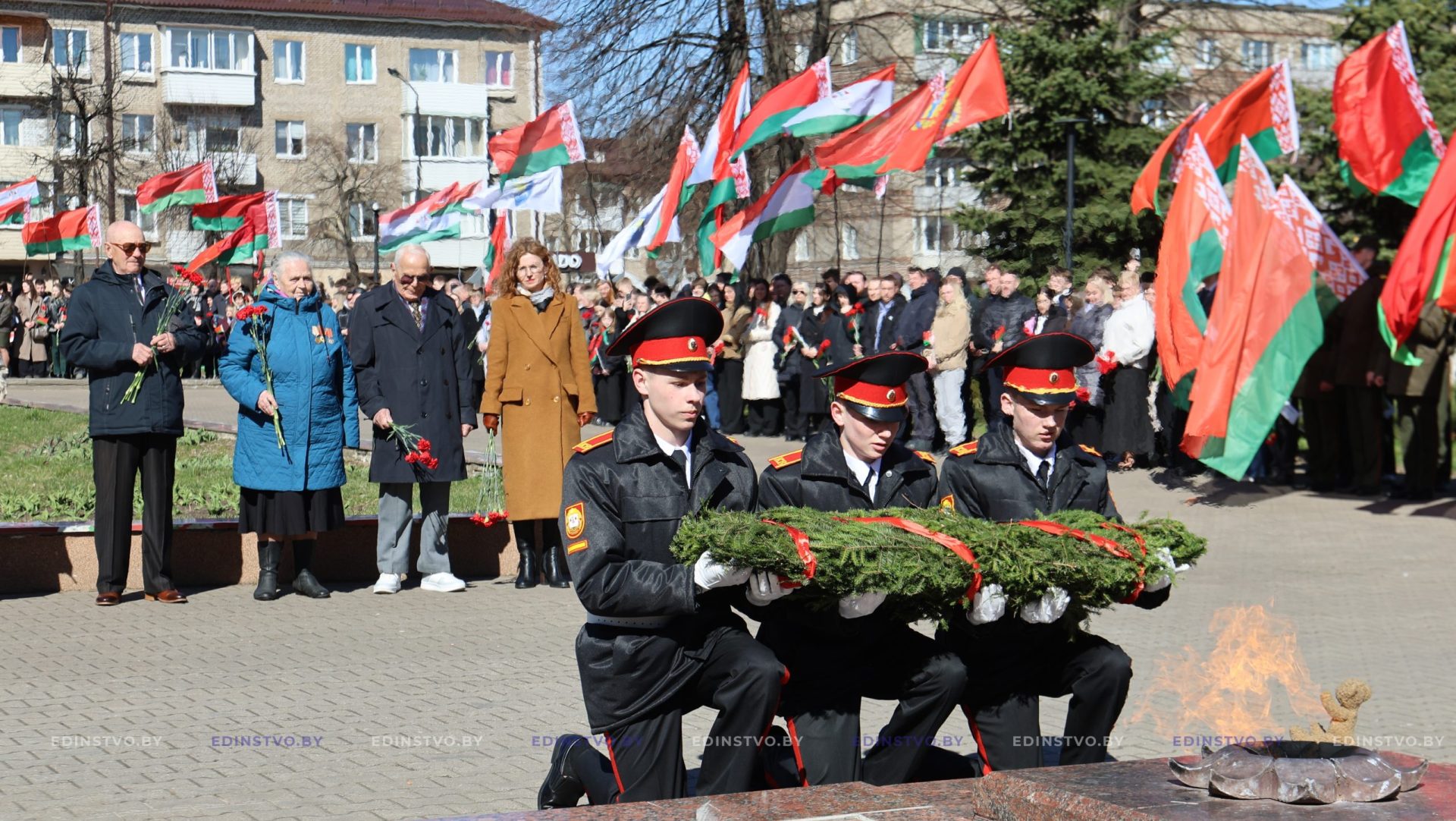 Накануне Международного дня освобождения узников фашистских концлагерей в Борисове прошел митинг