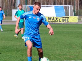 Футбол: у Егора Никопоренка — 100 поединков в первой лиге