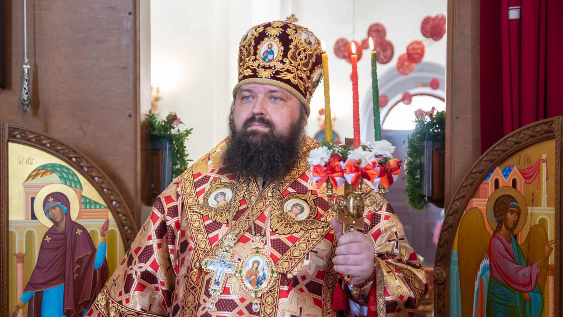 Епископ Борисовский и Марьиногорский Амвросий поздравляет с Пасхой Христовой