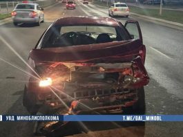В Борисове в минувшее воскресенье произошло ДТП