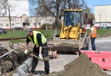 На участке ул. Демина в Борисове начался текущий ремонт