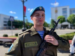 Чего ожидает от службы в армии новобранец из Борисова Никита Филипович