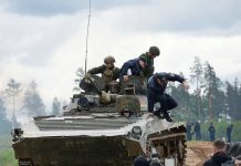 Межведомственное слаживание в условиях боевых действий: под Борисовом прошло учение Следственного комитета