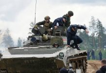 Межведомственное слаживание в условиях боевых действий: под Борисовом прошло учение Следственного комитета