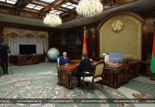 Александр Лукашенко принял с докладом Премьер-министра Александра Турчина