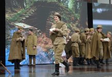 Празднование Дня Победы в Борисове продолжилось у Дворца культуры им. М. Горького