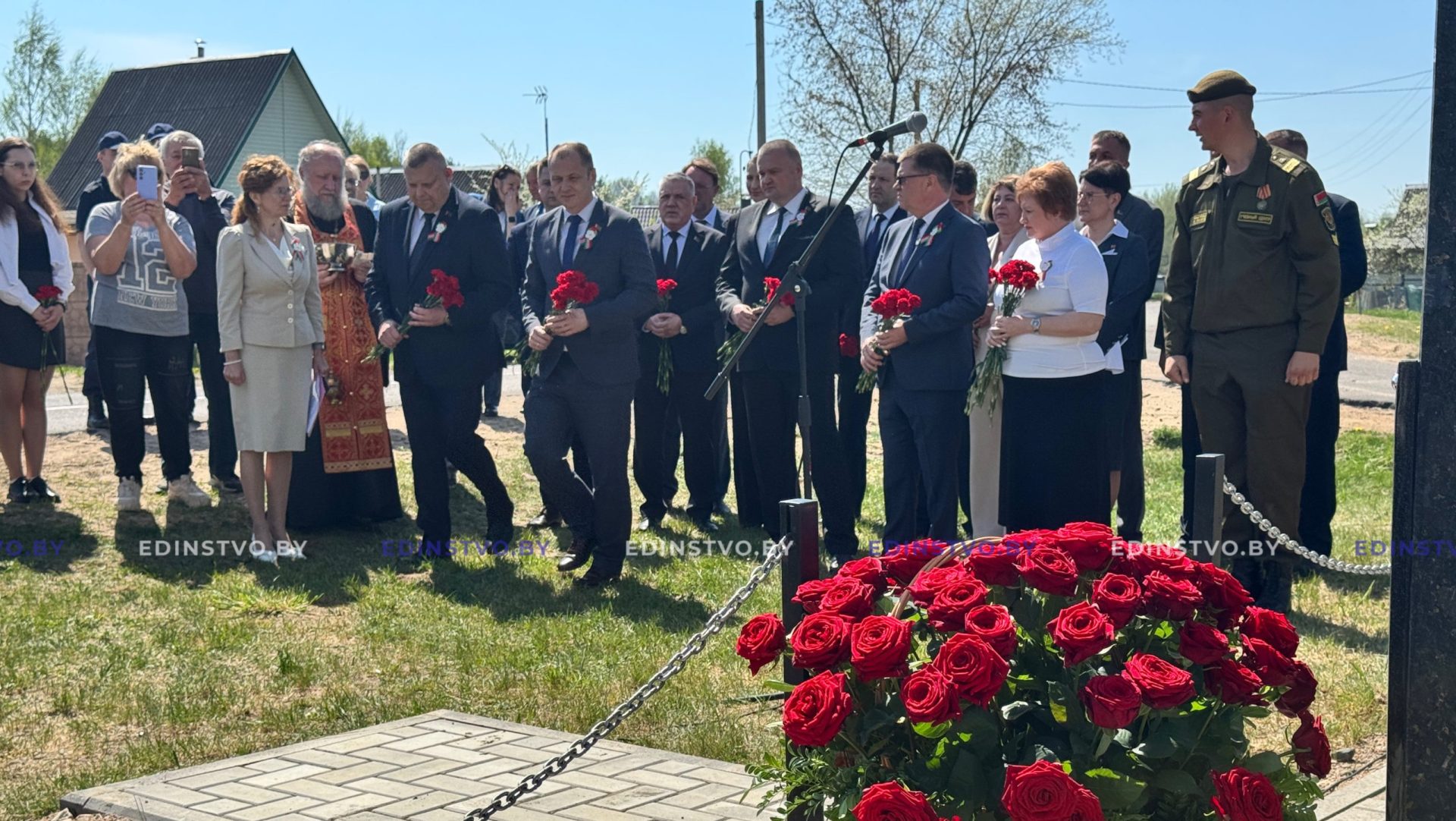 Вновь установленные имена 13 погибших бойцов Красной армии увековечены на Борисовщине