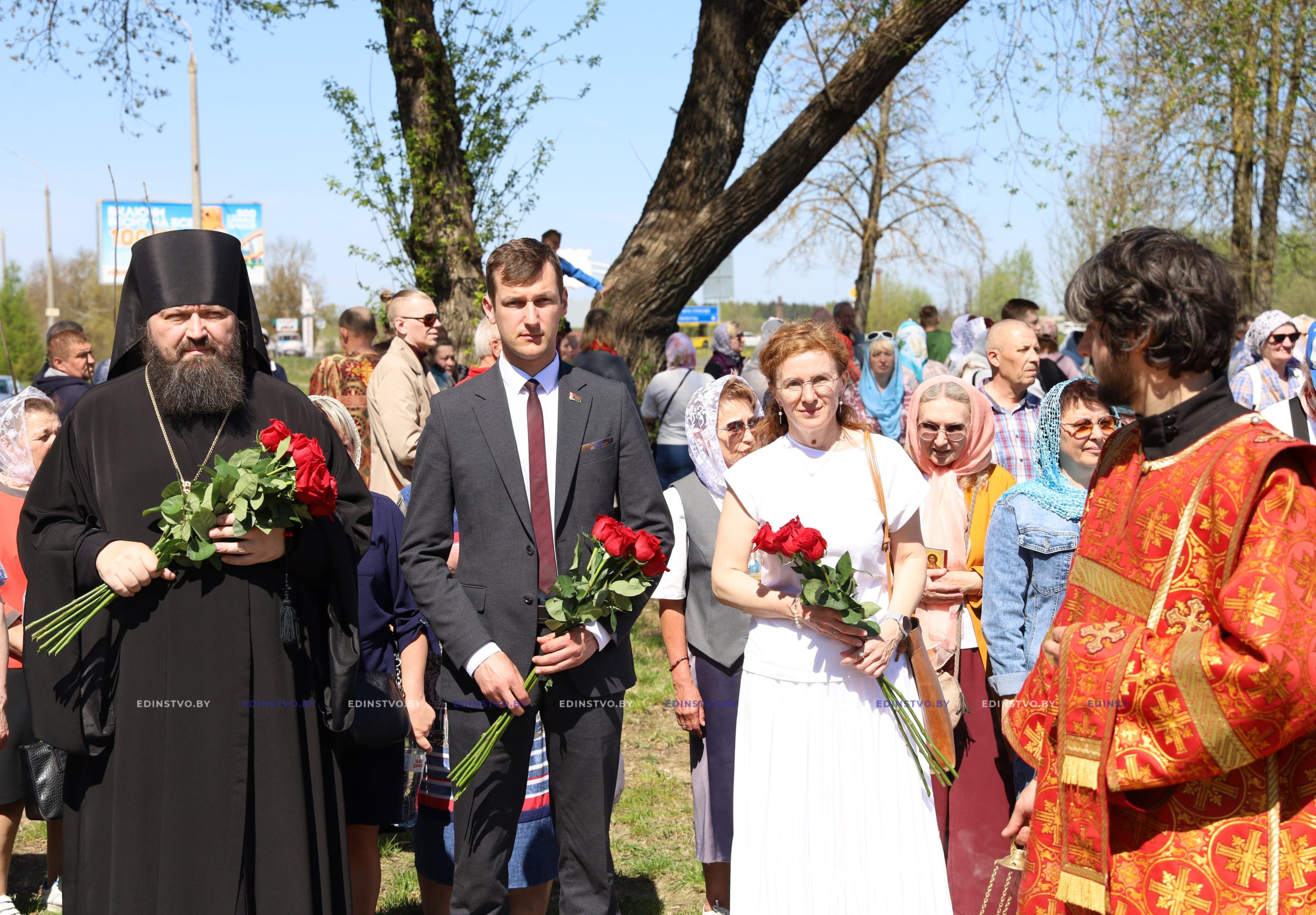 Пасхальный общеепархиальный Крестный ход прибыл в Борисов