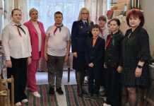 Накануне Дня Победы Новосадскую среднюю школу Борисовского района посетили гости