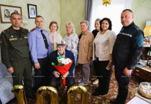 В Борисове со 100-летним юбилеем поздравили участника Великой Отечественной войны Ивана Косяченко